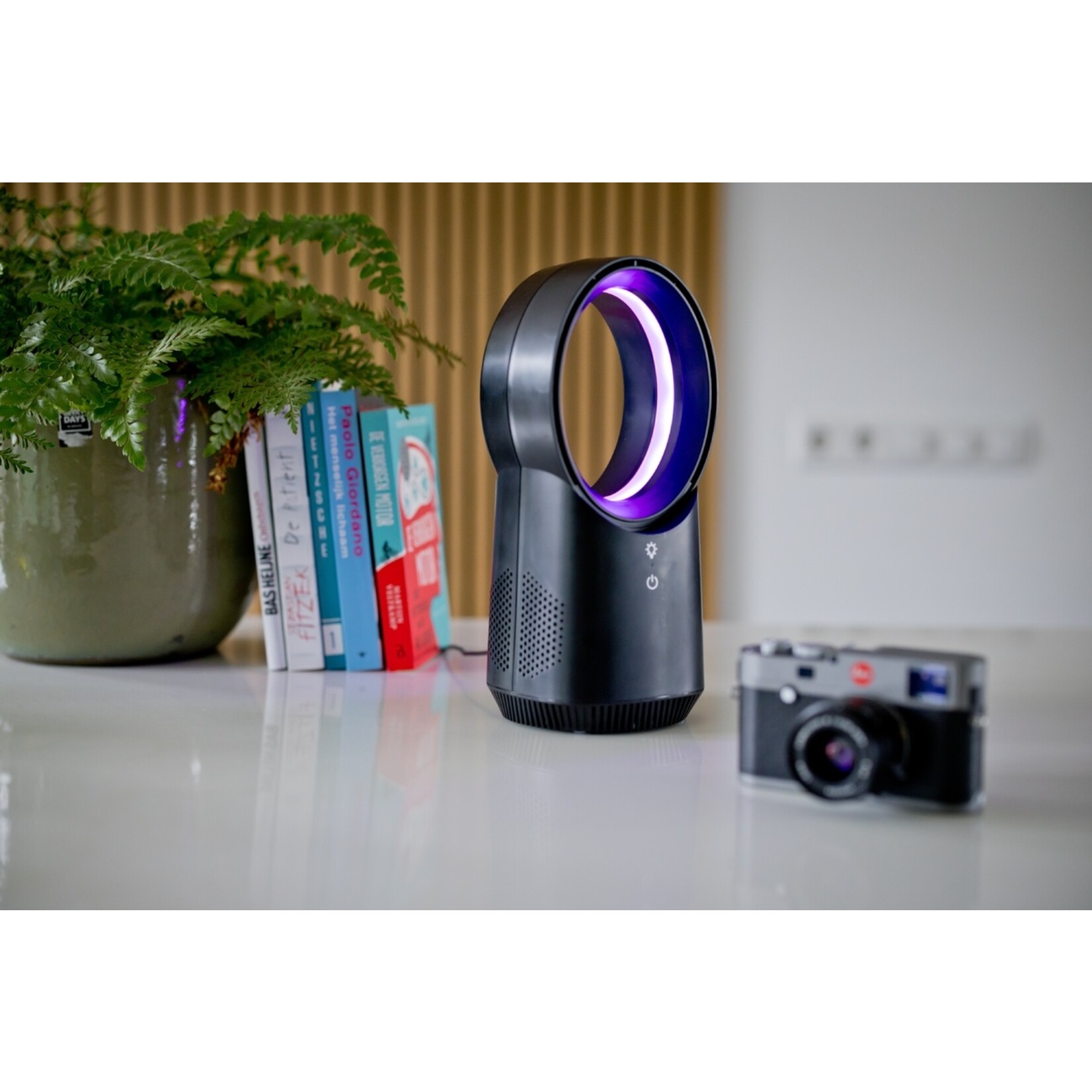 Nexxt Nexxt Draadloze Ventilator zonder Bladen met LED Verlichting – 3 Snelheden