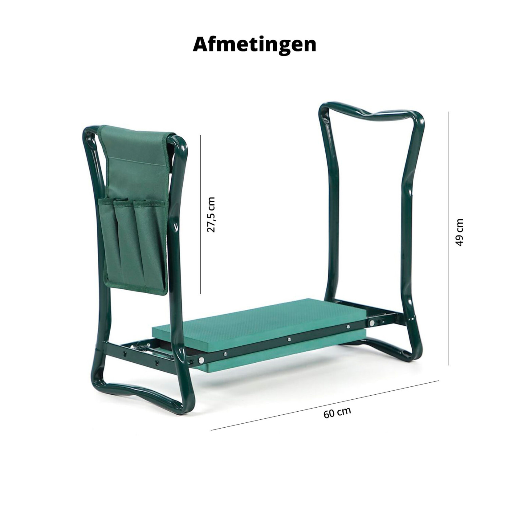 FlinQ FlinQ Garden Kneeler Seat Inklapbare Tuinkruk met Kniesteun