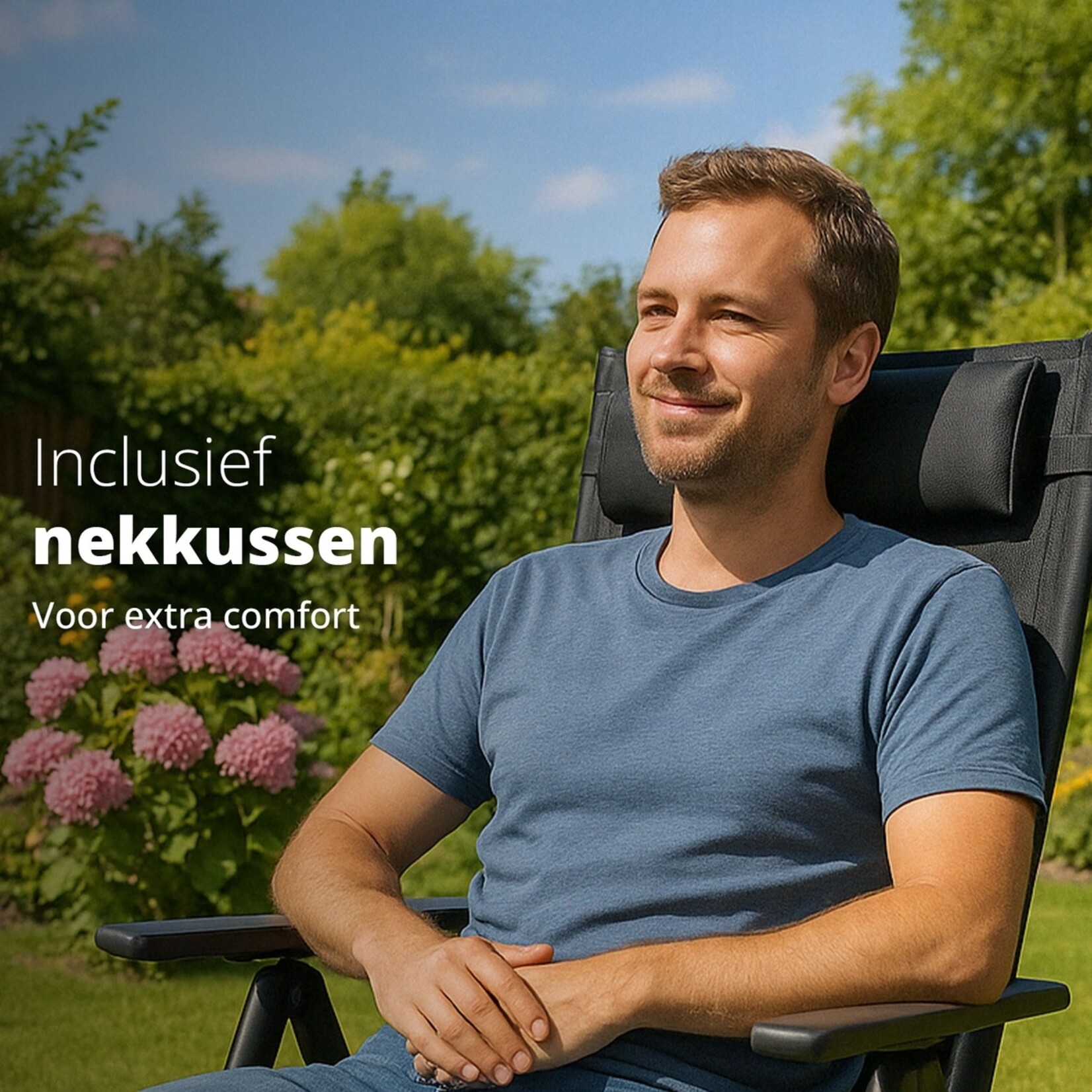 FlinQ FlinQ Vylora Verstelbare Tuinstoelen in 6 Standen – Set van 2