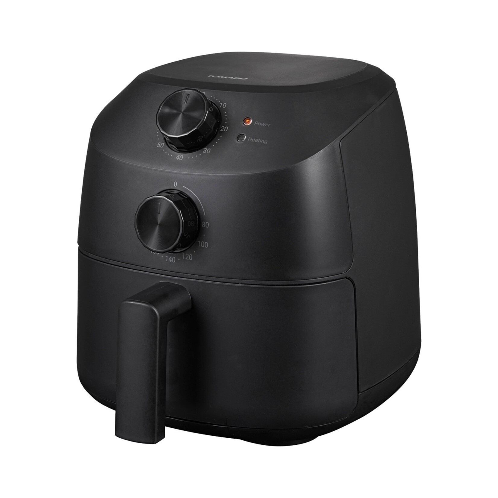 Inventum Tomado Mini Airfryer met Draaiknoppen – 2 Liter
