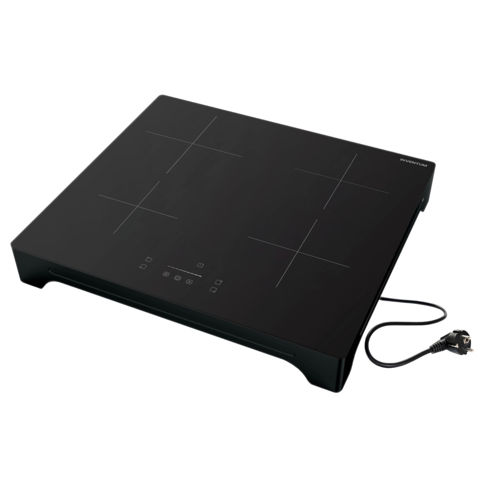 Inventum Inventum Vrijstaande Inductie Kookplaat met 4 Kookzones