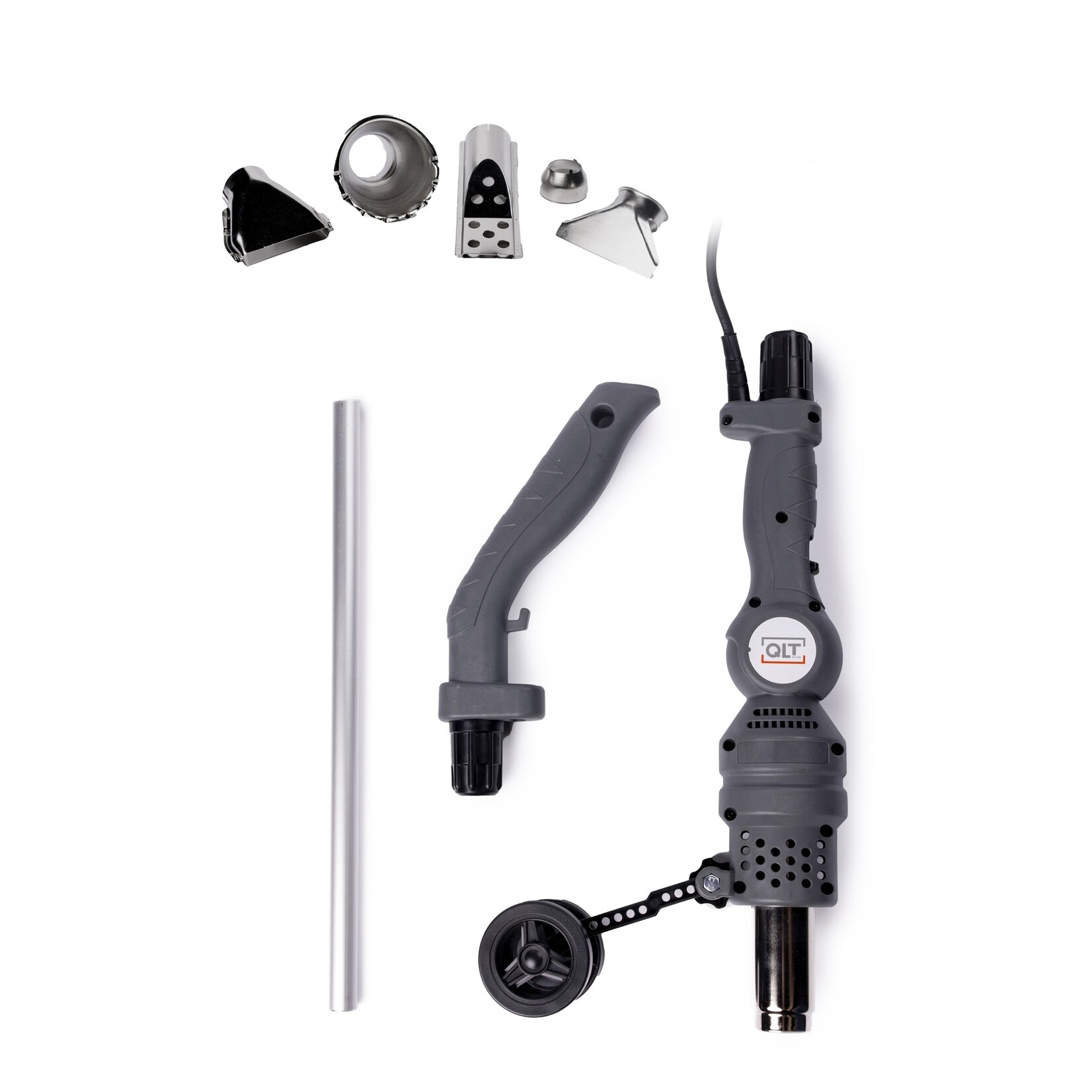 QLT QLT 3-in-1 Onkruidbrander met 5 Mondstukken en Steunwielen - 2000W