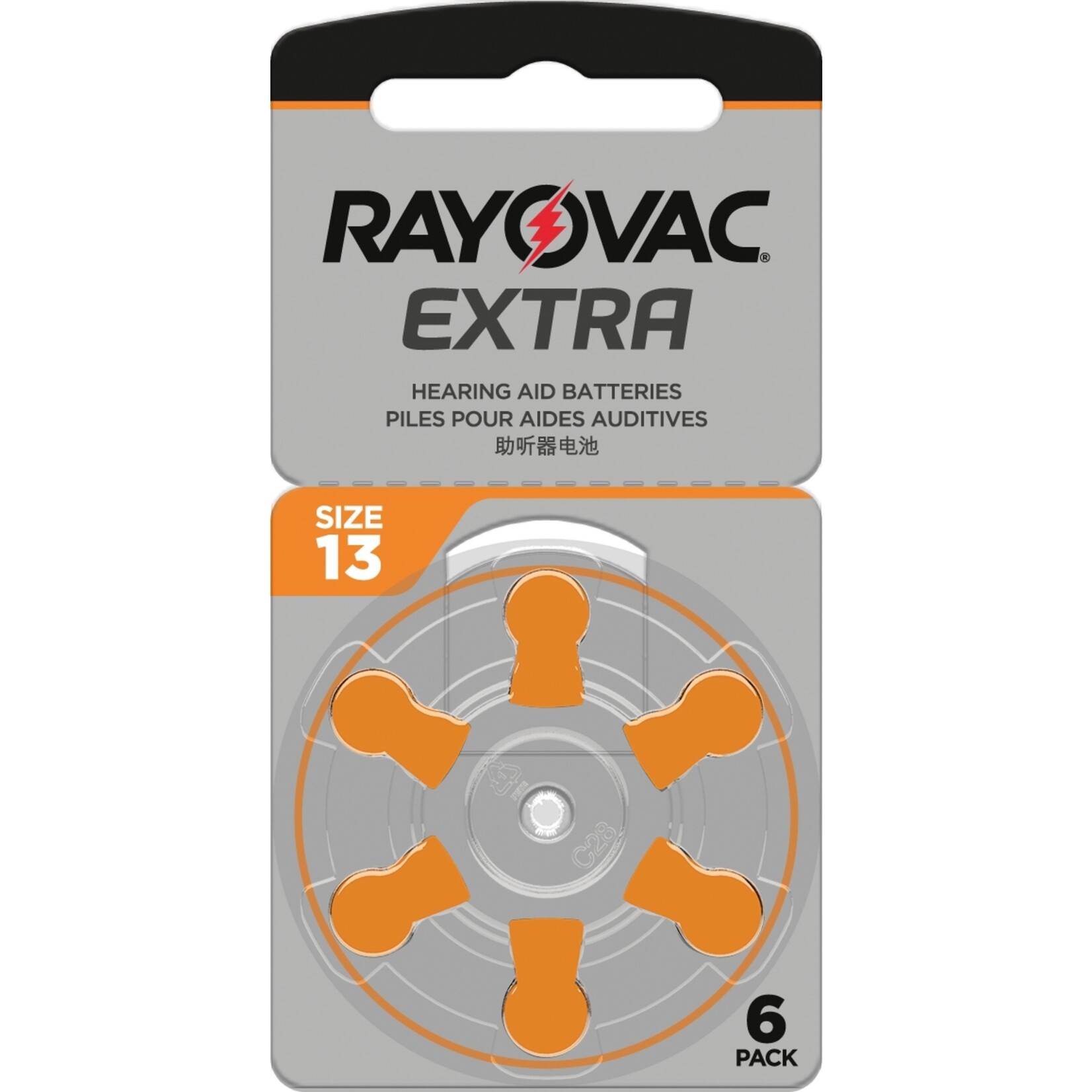 Rayovac Rayovac Extra Hoortoestelbatterijen – Gehoorbatterijen - 60 Stuks
