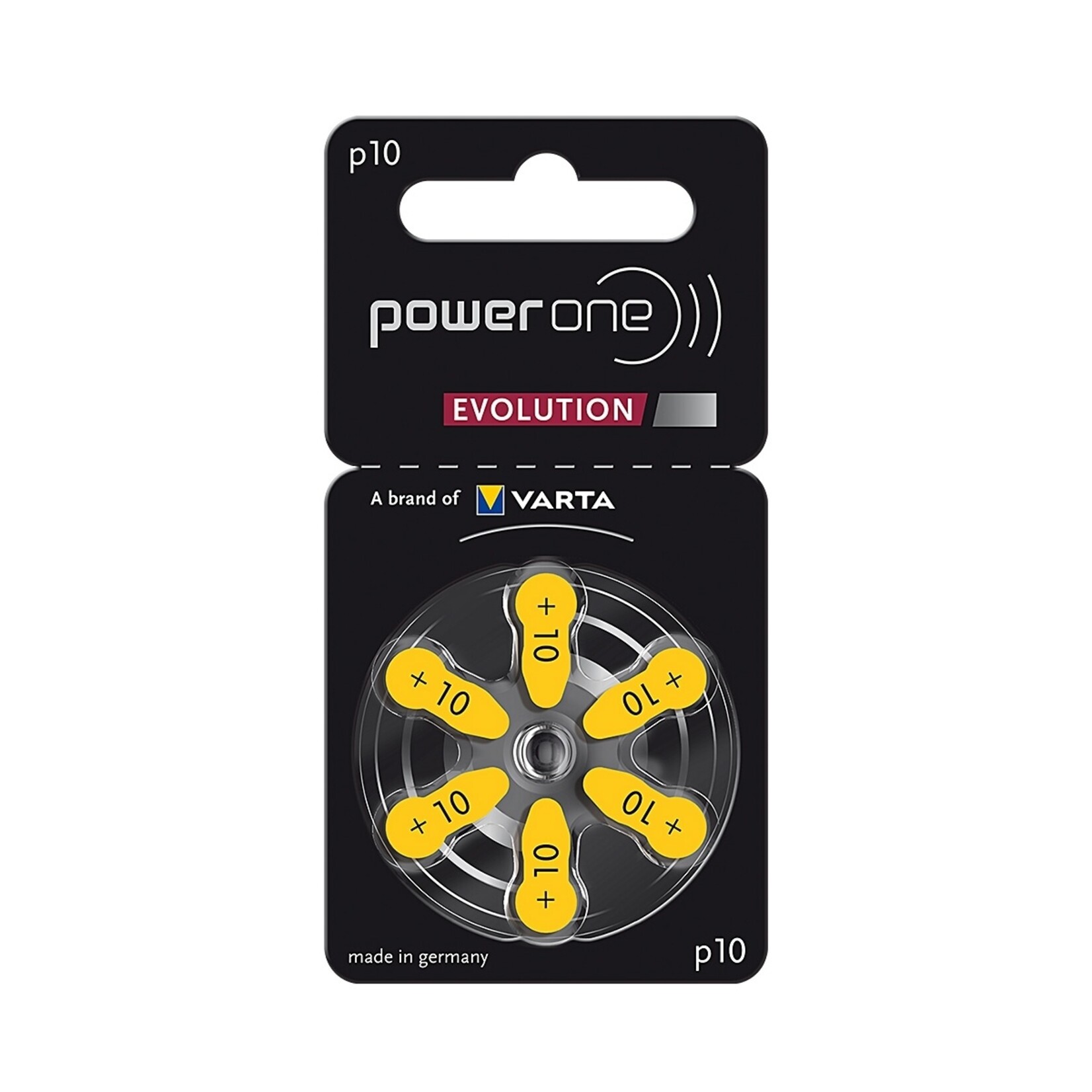 Power One Power One Hoortoestelbatterijen Kwikvrij - Gehoorbatterijen