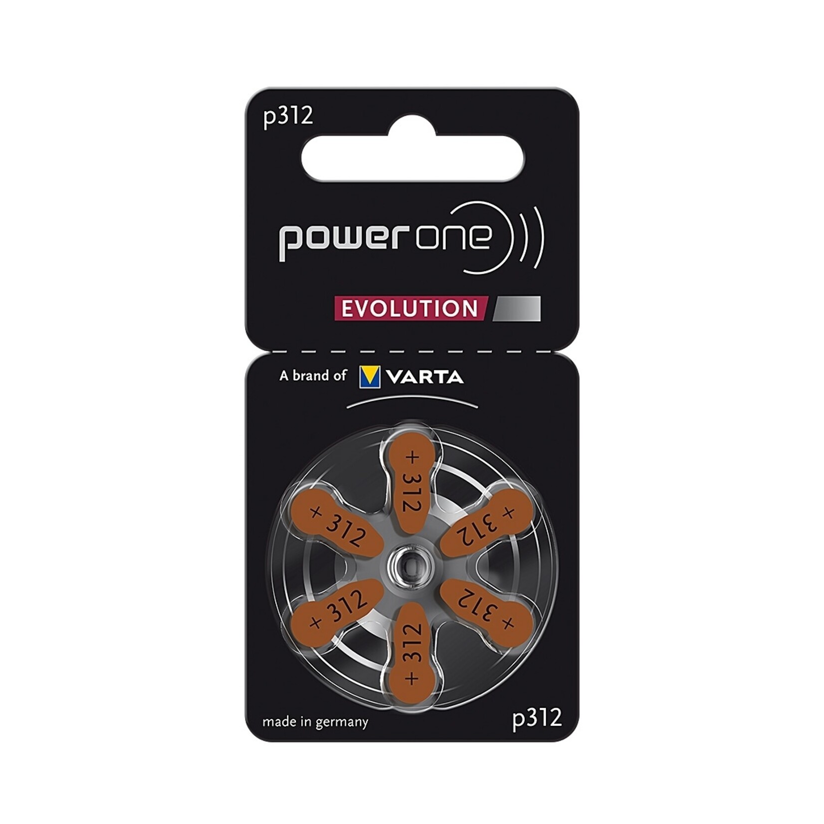 Power One Power One Hoortoestelbatterijen Kwikvrij - Gehoorbatterijen