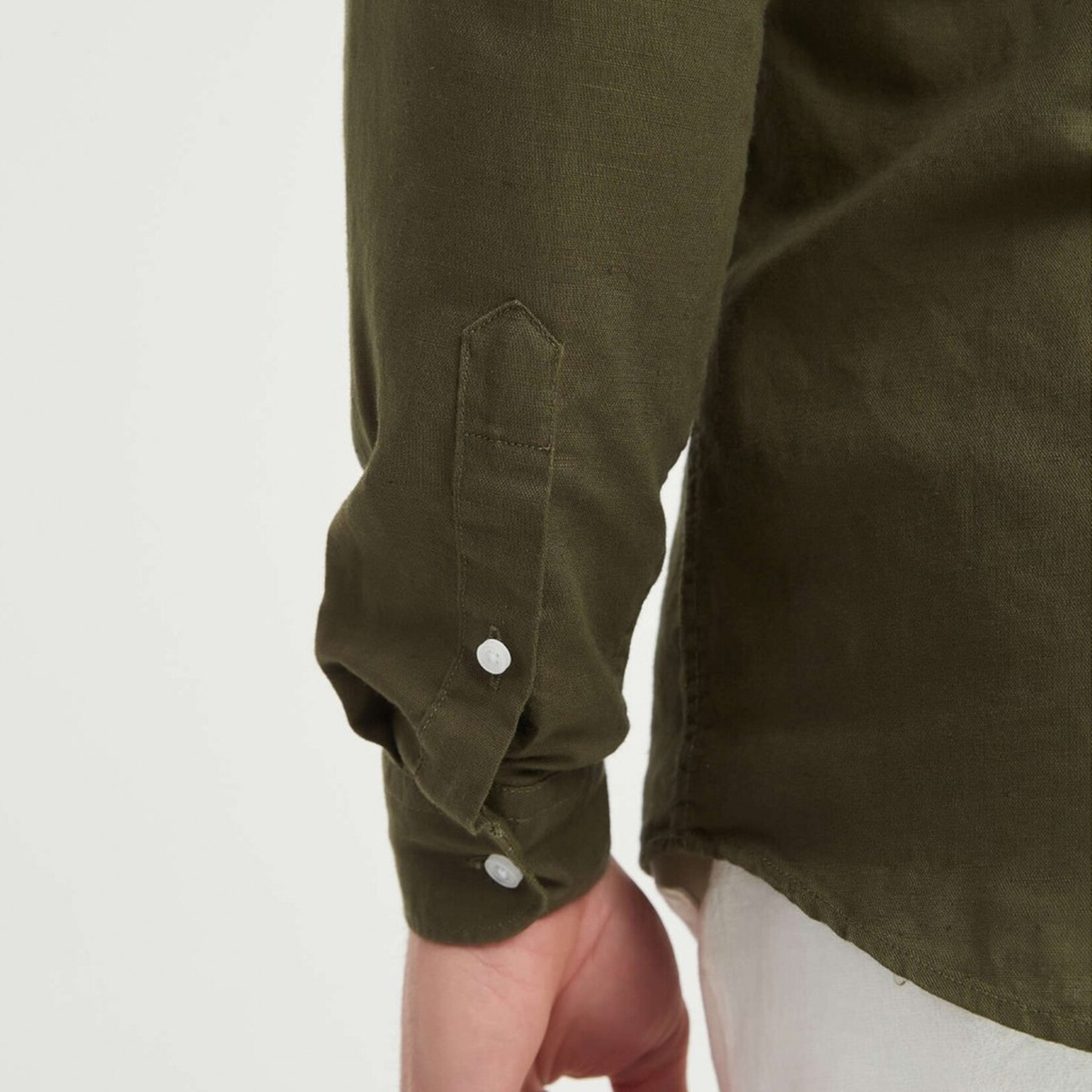 William de Faye William de Faye Linnen Overhemd - Blouse Heren