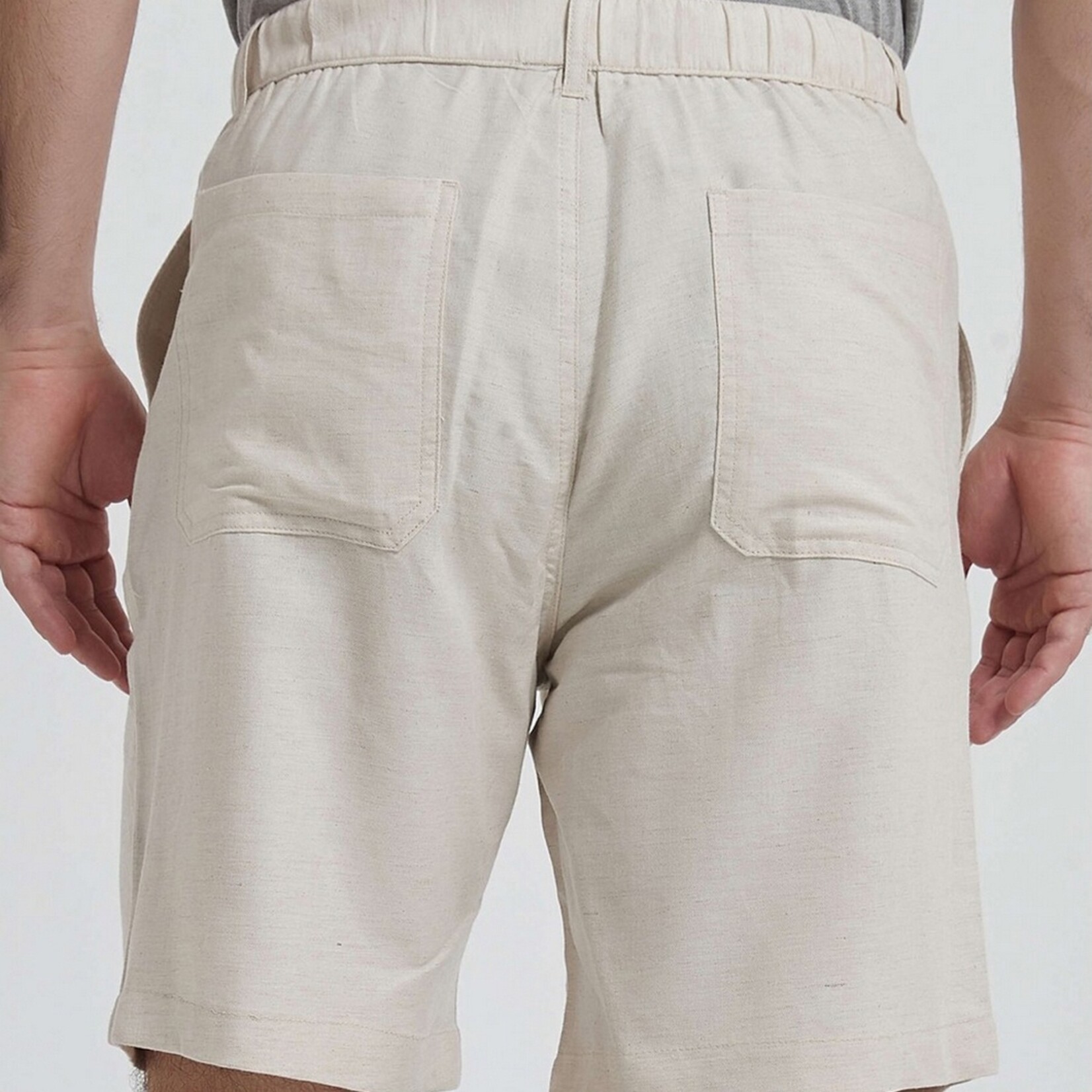 William de Faye William de Faye Linnen Chino Shorts – Korte Broek voor Heren