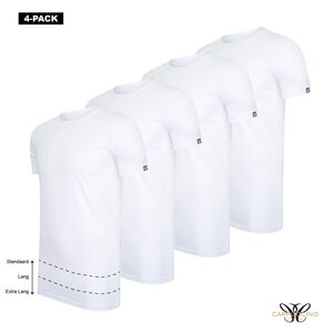 Donadoni Extra Lange Heren T-shirts met Ronde Hals