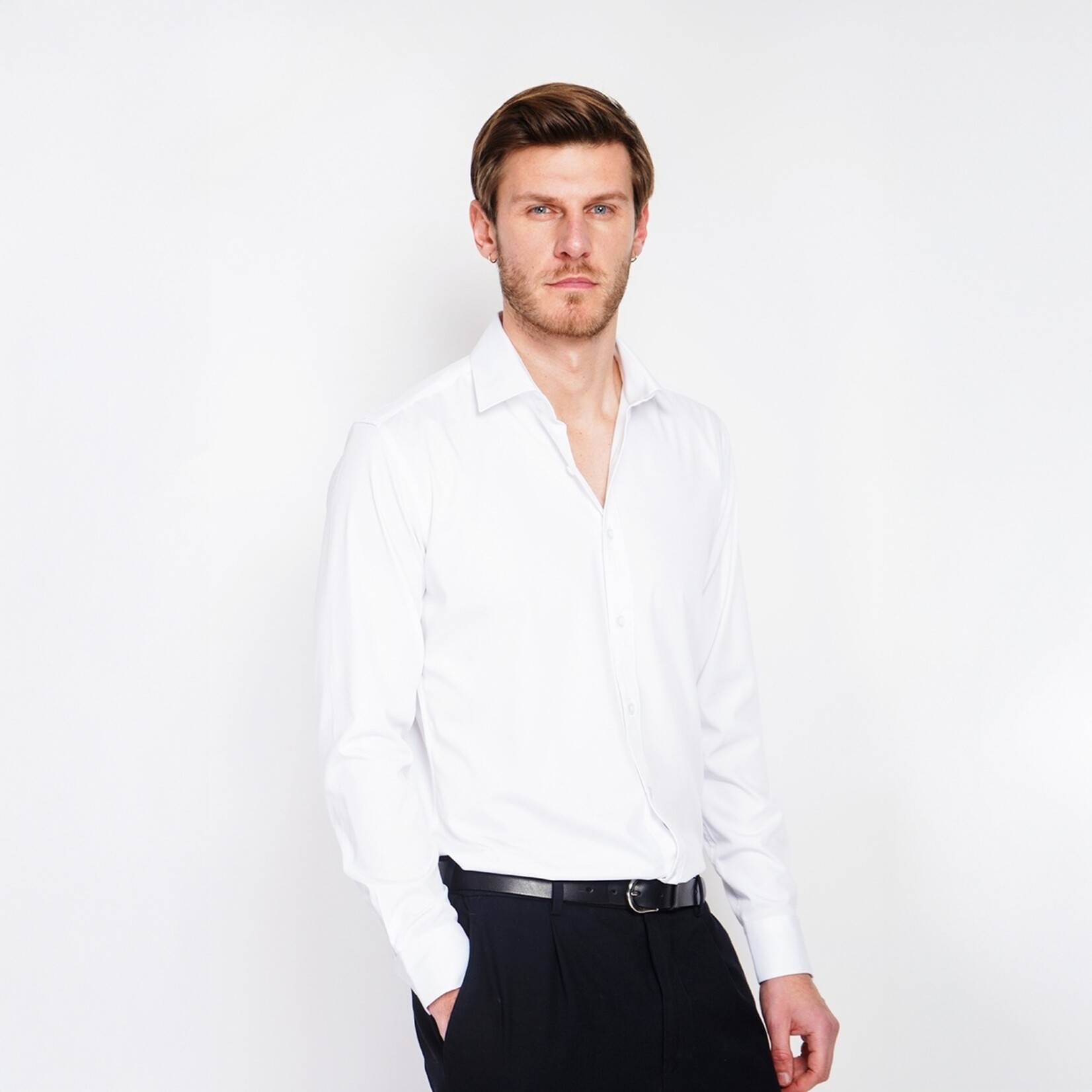 William de Faye William de Faye Blouse voor Heren - Klassieke Kraag - Tweeknoops Manchetten