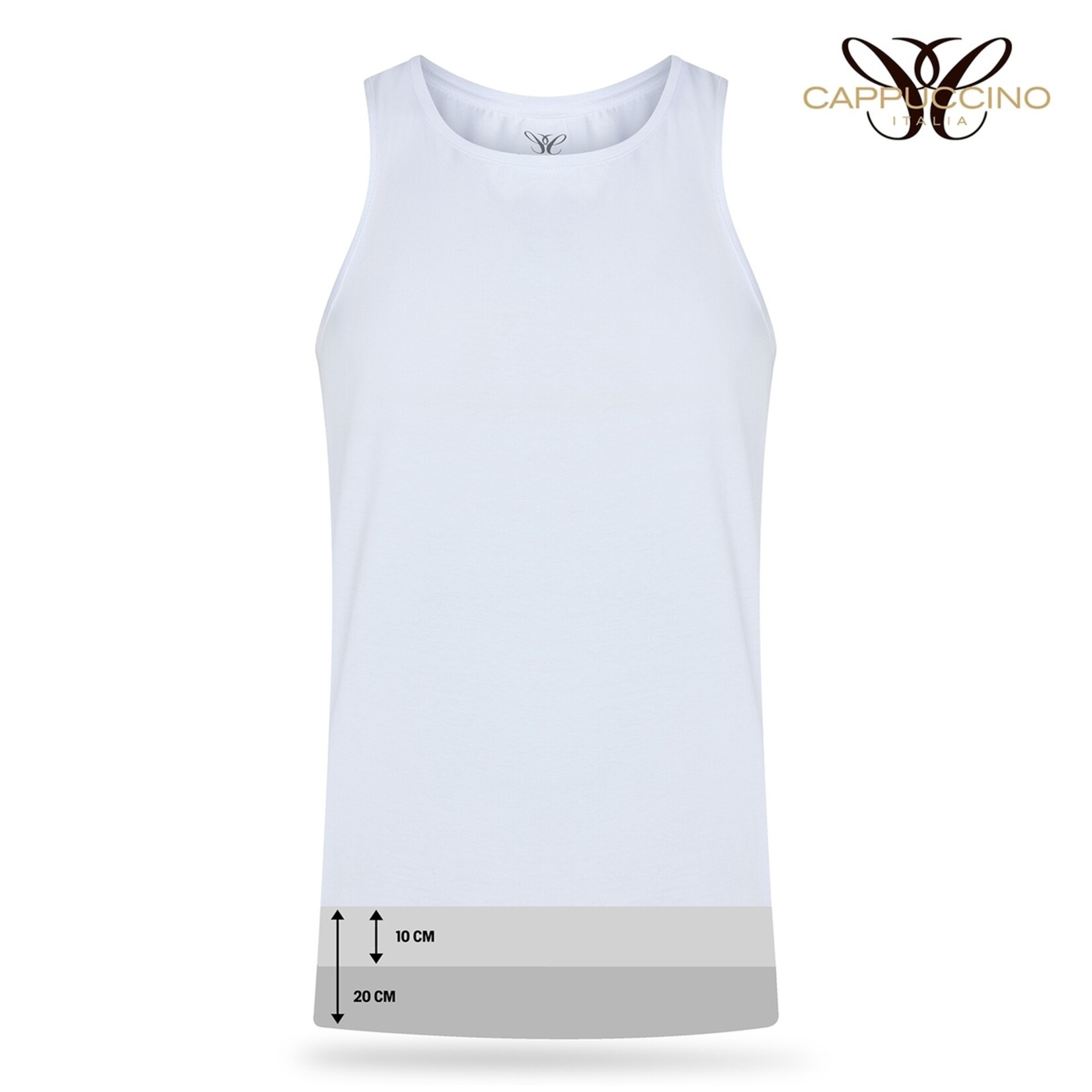 Donadoni Cappuccino Belluno Halter Hemden - Set van 3