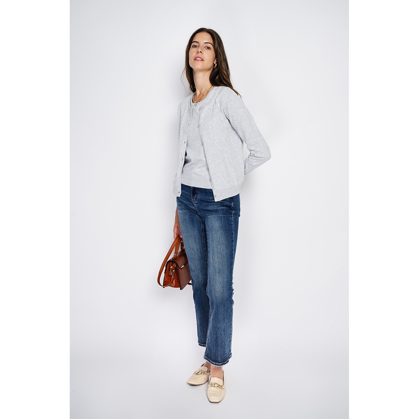 William de Faye William de Faye Twin-set Trui en Vest voor Dames - Met Kasjmier