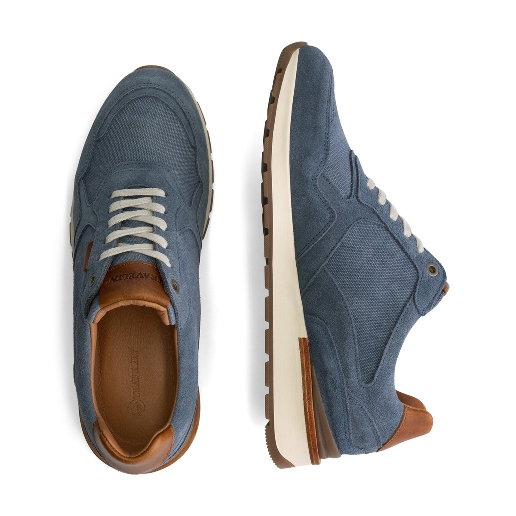 Travelin' Travelin' Newberry Sneakers voor Heren - Uitneembaar Voetbed