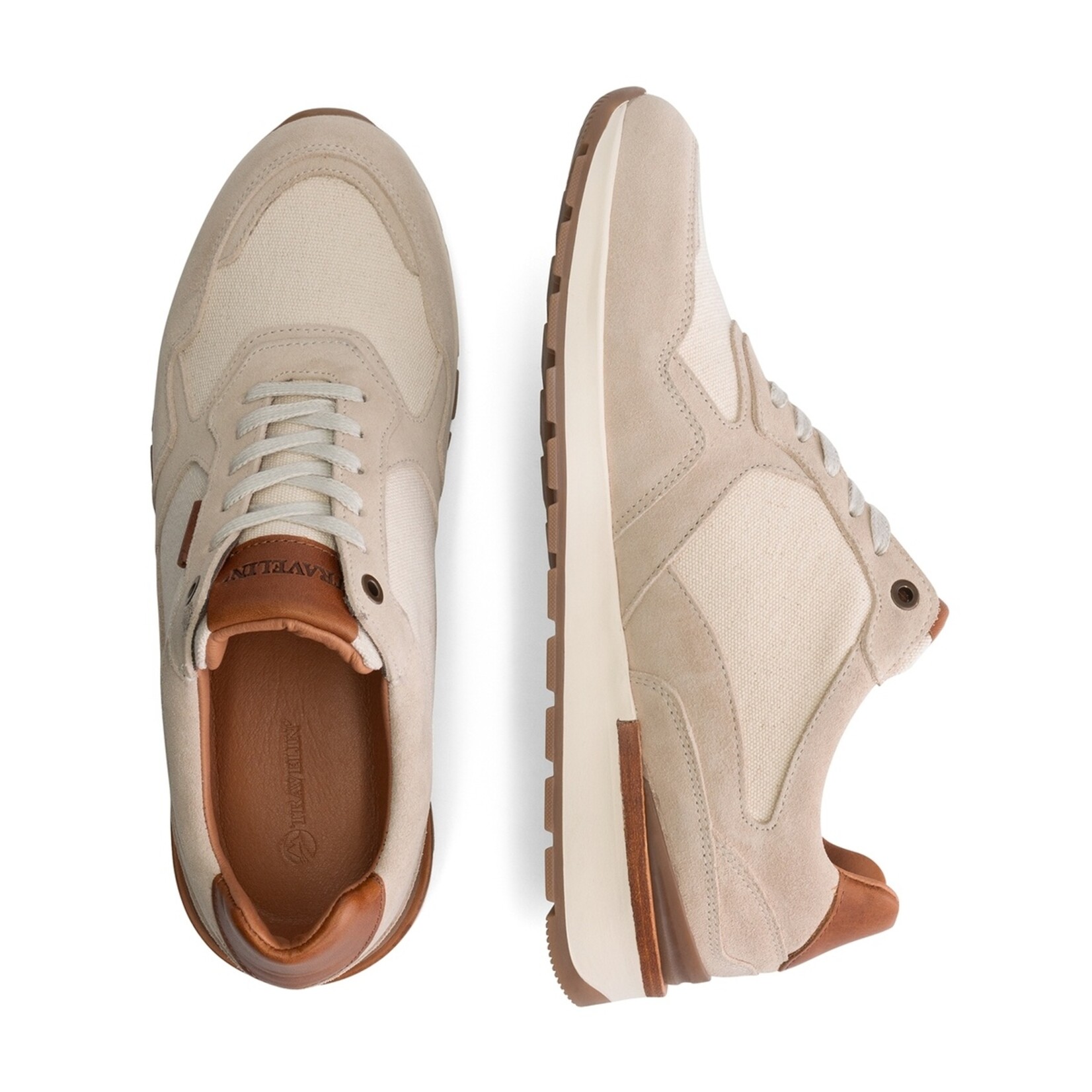 Travelin' Travelin' Newberry Sneakers voor Heren - Uitneembaar Voetbed