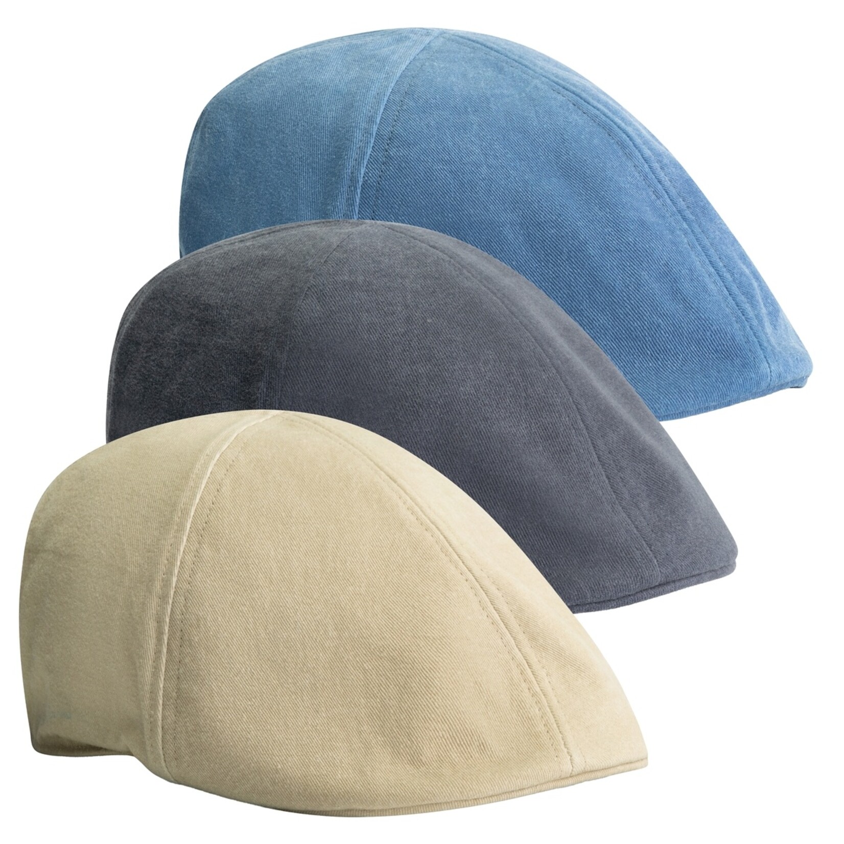 MGO Leisure Wear MGO Bourne Uni Flat Cap - Platte Pet met Elastische Band