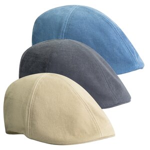 MGO Leisure Wear MGO Bourne Uni Flat Cap - Platte Pet met Elastische Band