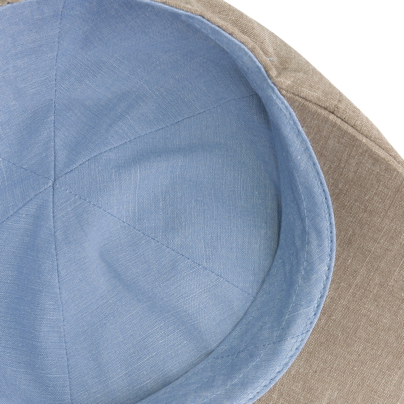 MGO Leisure Wear MGO Brigg Uni Flat Cap Platte Pet van Katoen met Elastische Band