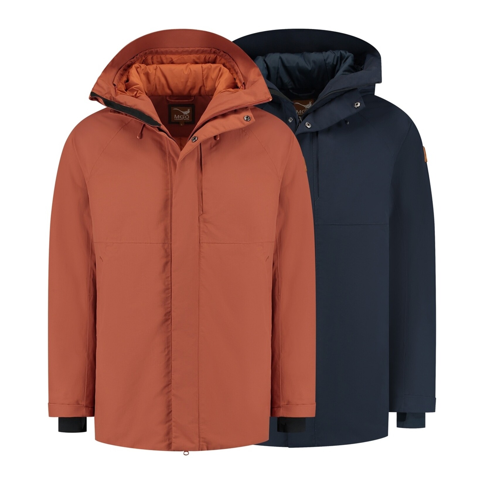 MGO Leisure Wear MGO Dave Winterjas voor Heren - Vaste Capuchon - Water- en Winddicht