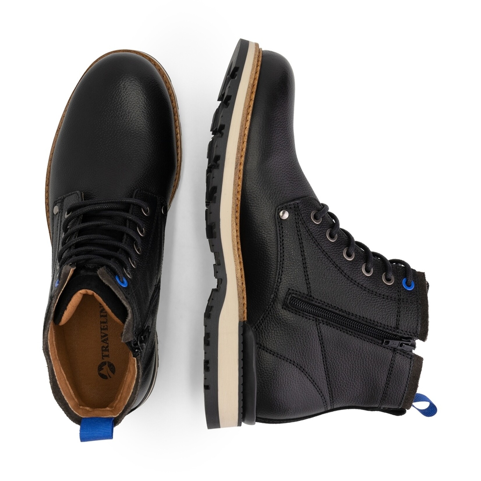 Travelin' Travelin’ Malling Veterschoenen voor Heren - Uitneembaar Voetbed