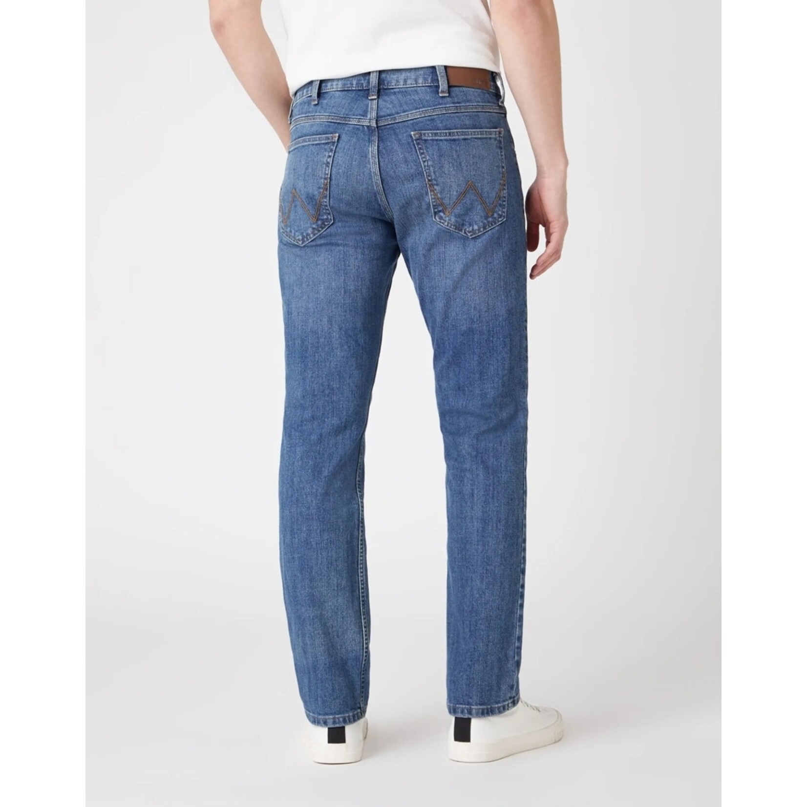 Wrangler Wrangler Heren Spijkerbroek - Mid Stone Regular