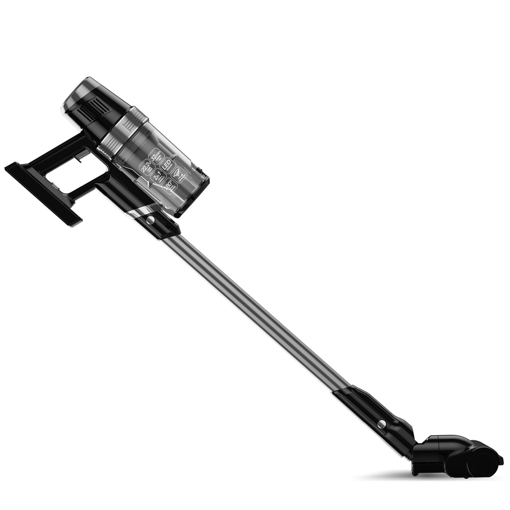 TurboTronic TurboTronic CF7 Lichtgewicht Steelstofzuiger met Handstofzuiger