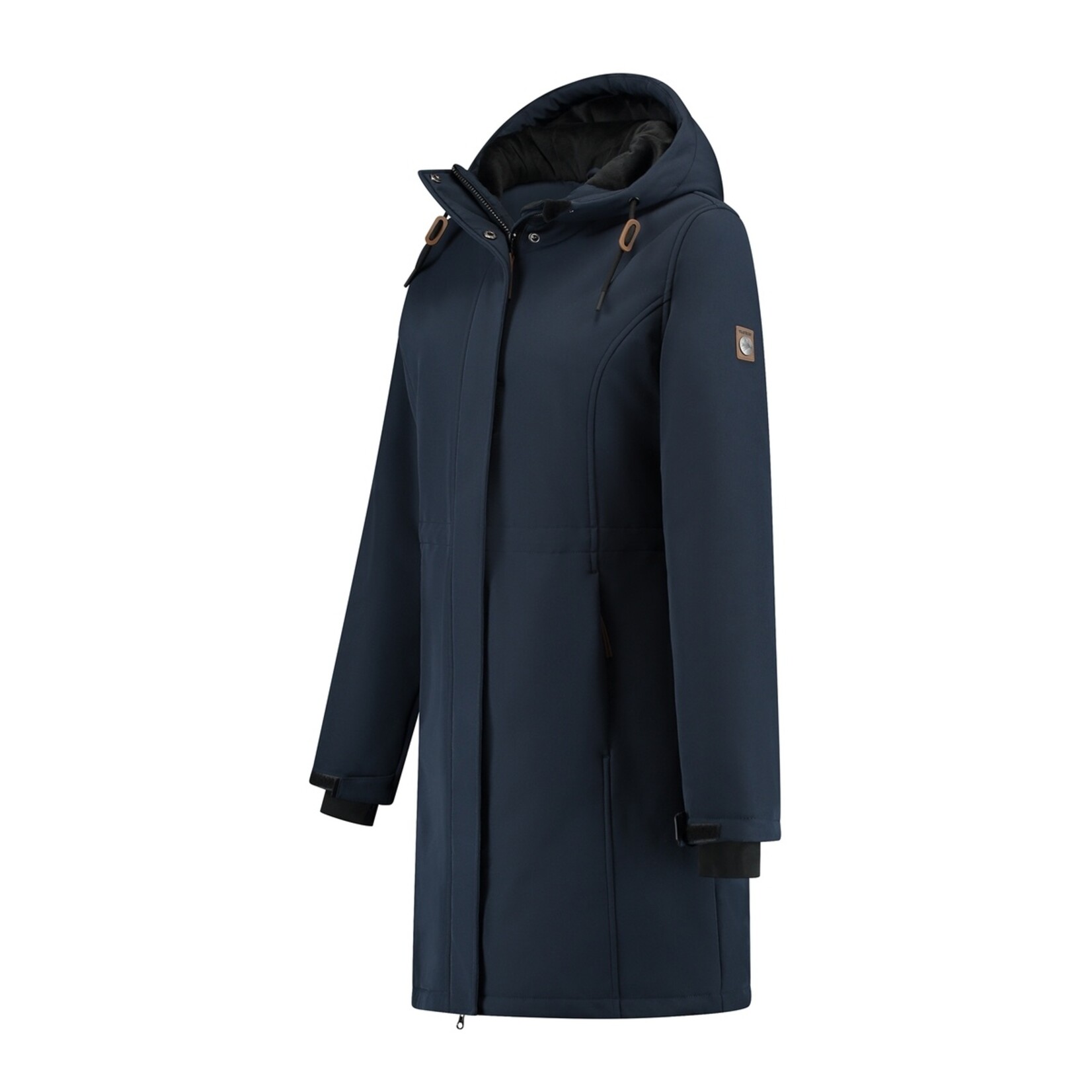 Travelin' Travelin’ Enrike Halflange Softshell Winterjas voor Dames - Waterdicht