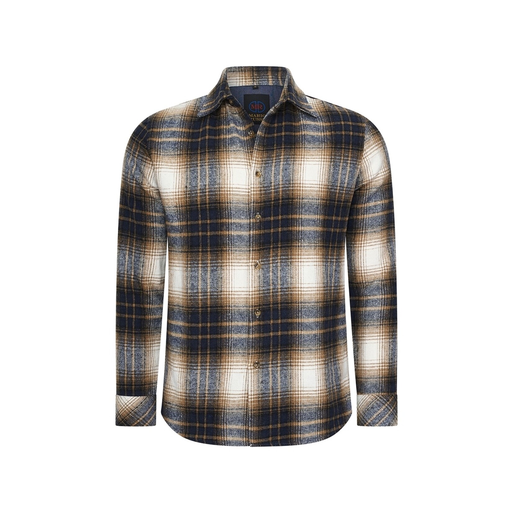 Mario Russo Mario Russo Overshirt voor Heren - Met Borstzak