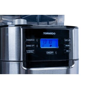 Tornado Tornado Koffiezetapparaat voor Bonen - Ingebouwde Koffiemolen – 1,5 Liter