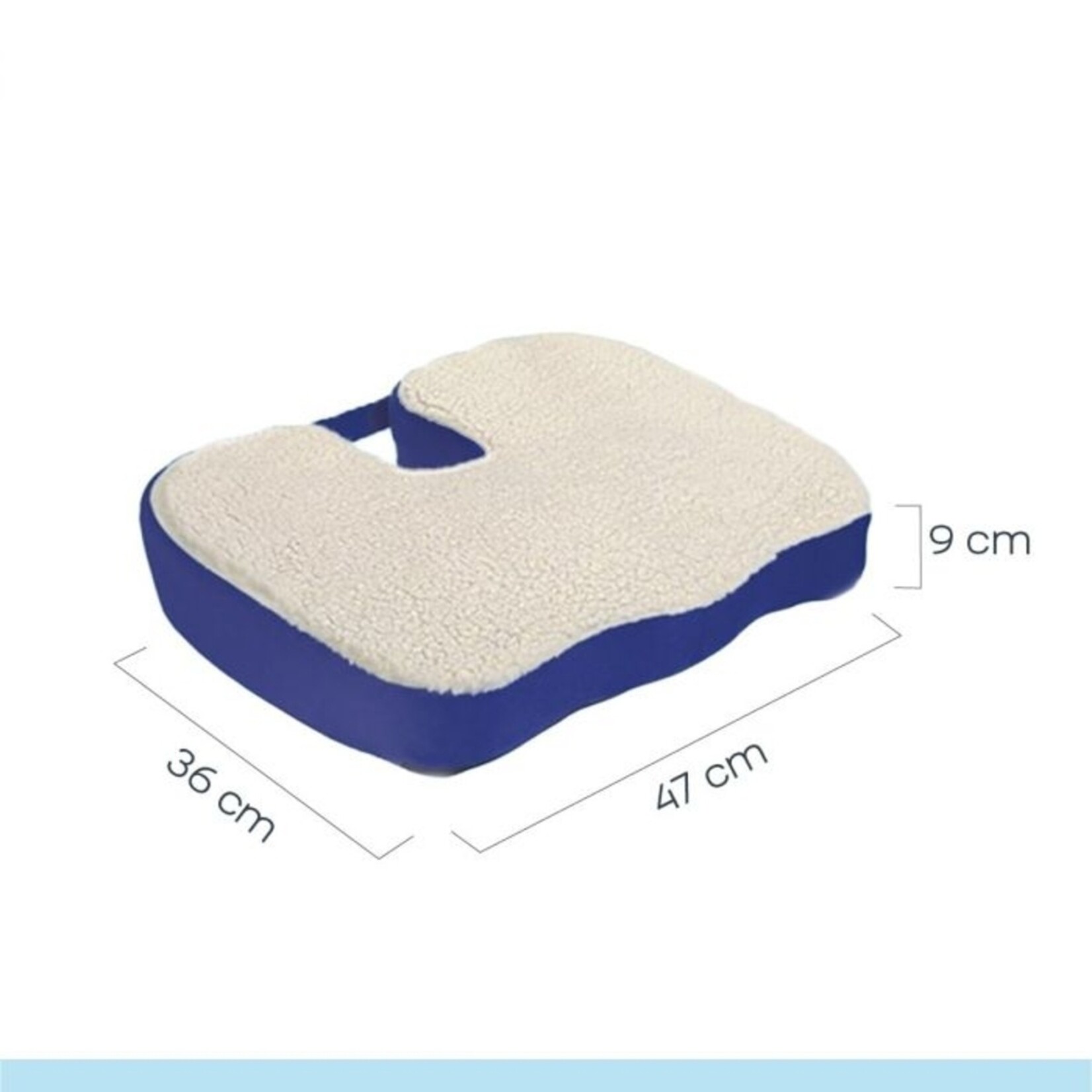 Orange care Zydante Zitkussen met Gel voor Ondersteuning van Houding