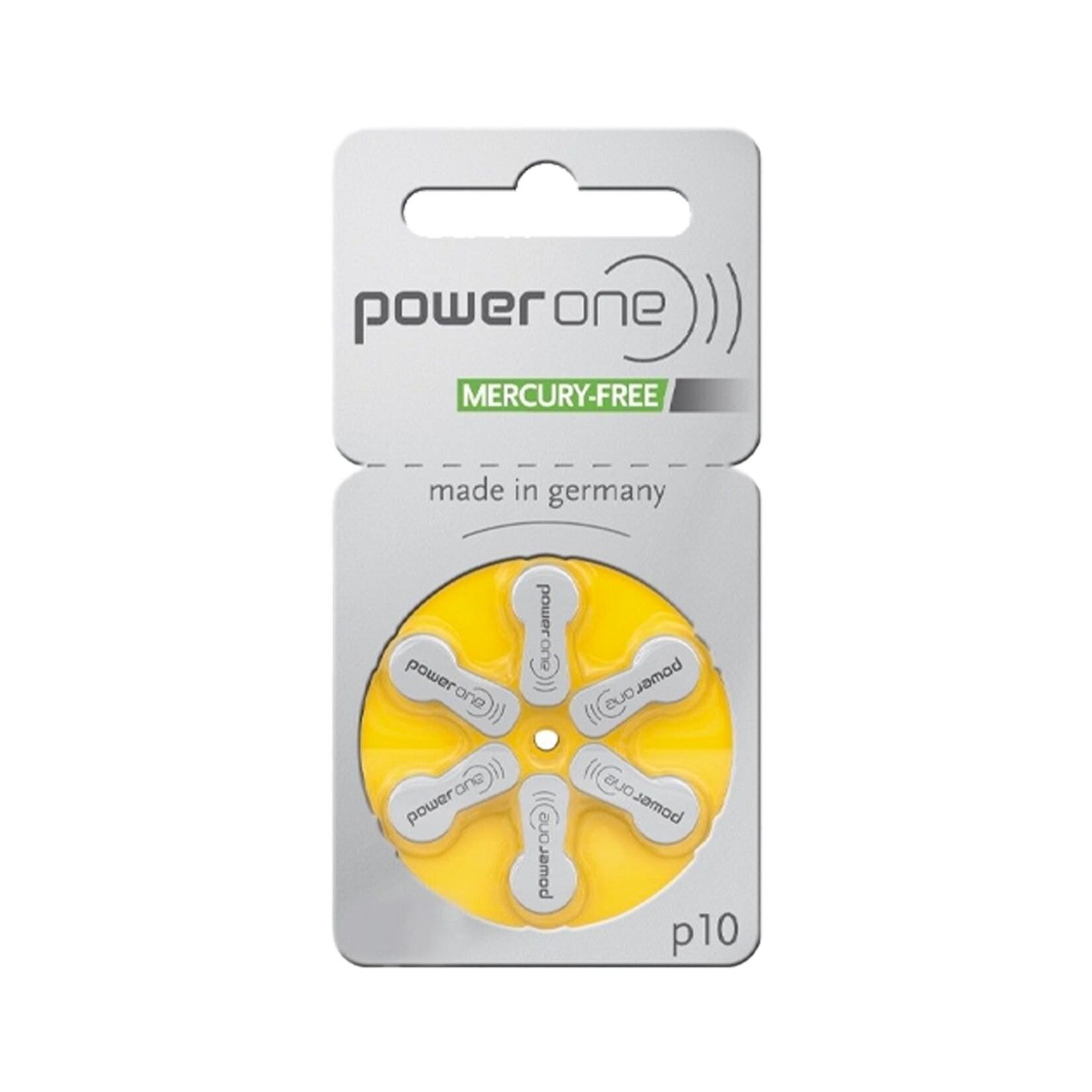 Power One Power One Hoortoestelbatterijen Kwikvrij - Gehoorbatterijen