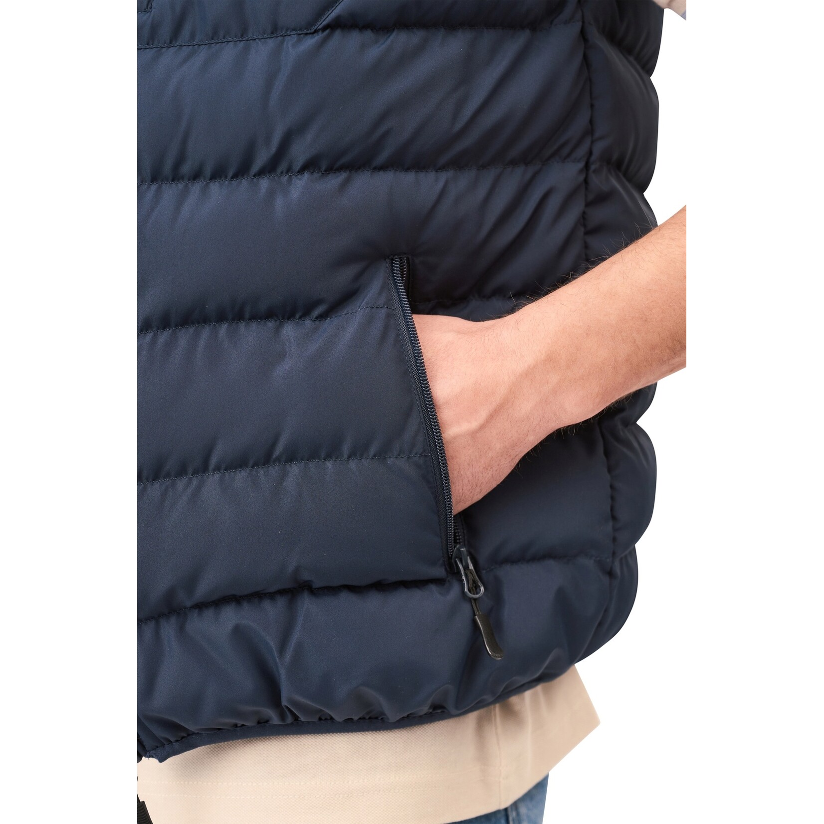 Mario Russo Mario Russo Bodywarmer met Rits en Zakken - Winddicht