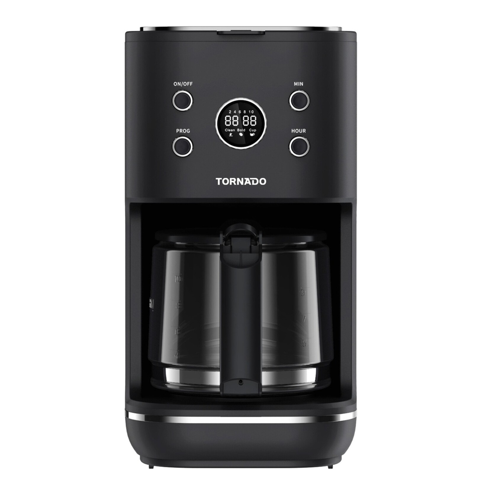 Tornado Tornado Digitaal en Retro Filterkoffiezetapparaat met Warmhoudfunctie – 1,5 Liter