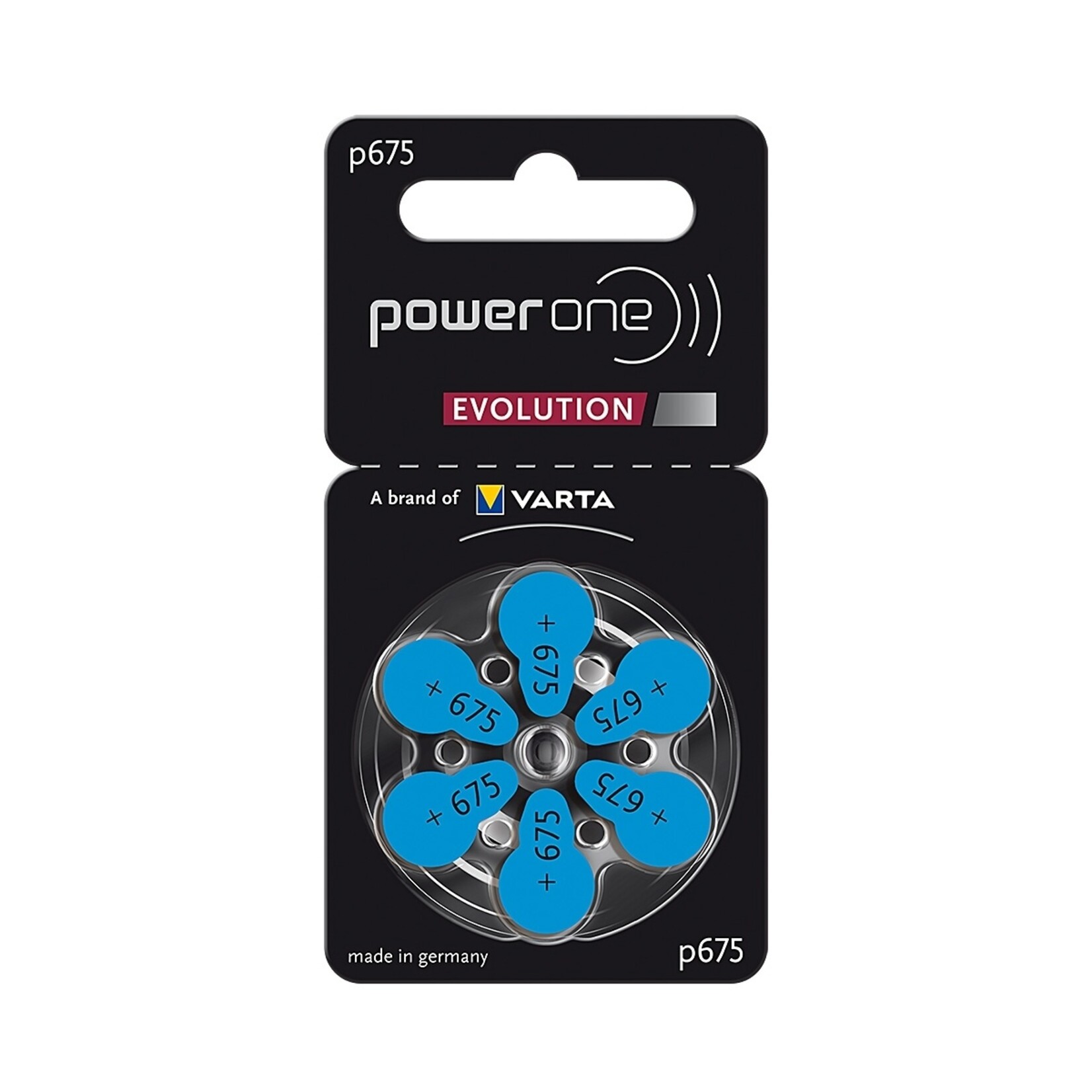 Power One Power One Hoortoestelbatterijen Kwikvrij - Gehoorbatterijen