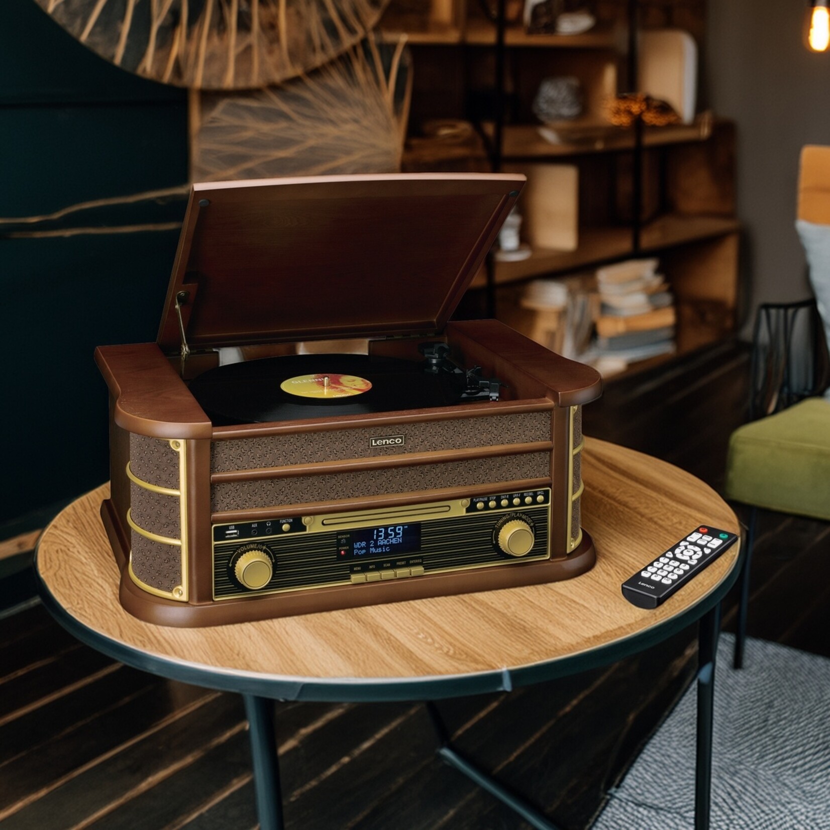 Lenco Lenco TCD-3571MY Platenspeler met CD, Radio & Bluetooth