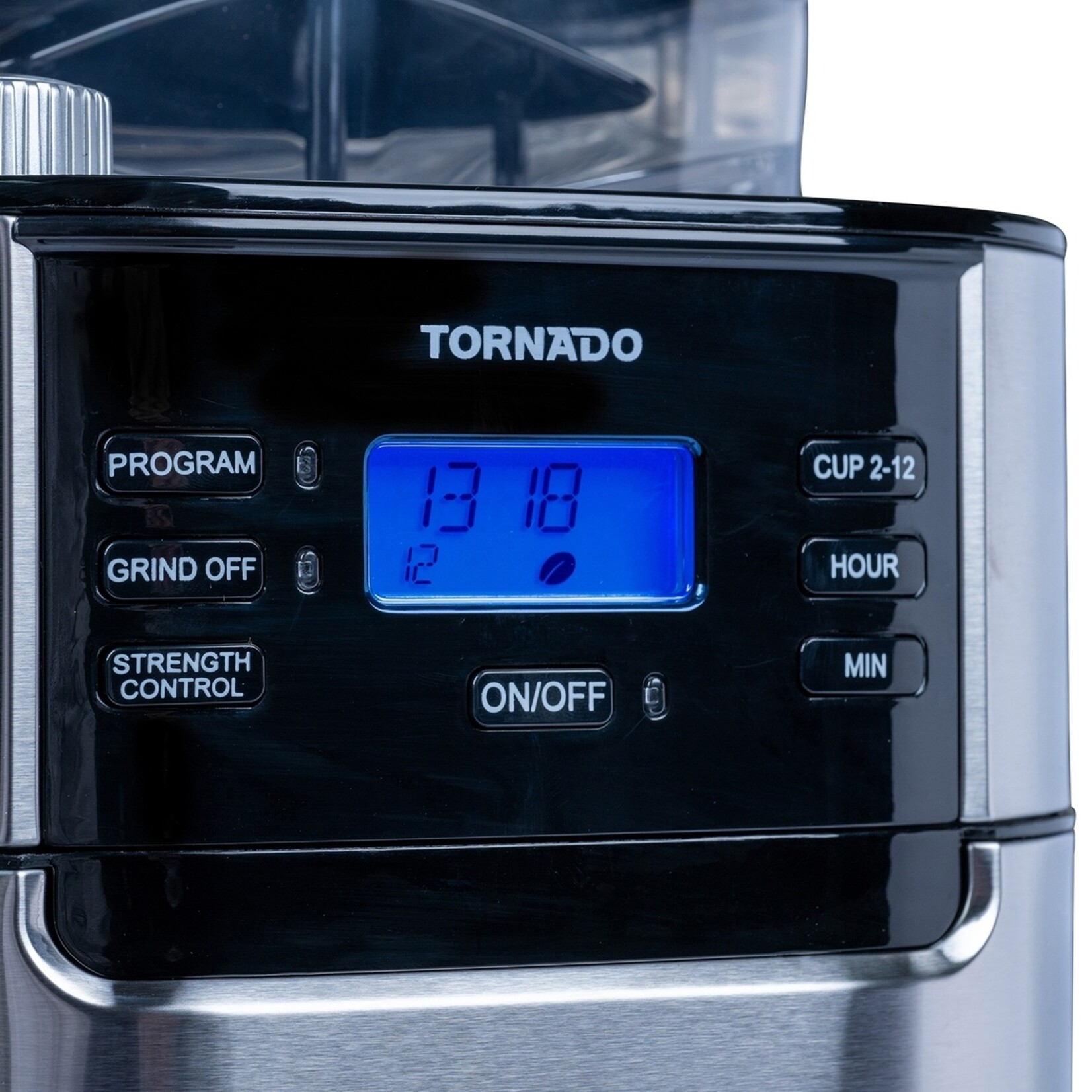 Tornado Tornado Koffiezetapparaat voor Bonen - Ingebouwde Koffiemolen – 1,5 Liter
