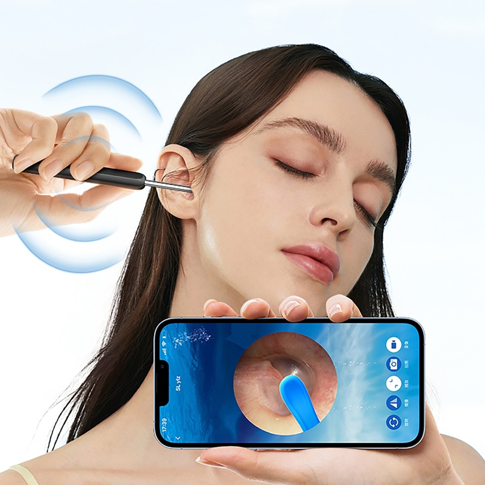 Nexxt NEXXT Ear Wizard Oorreiniger met Camera en Appfunctie - 720P