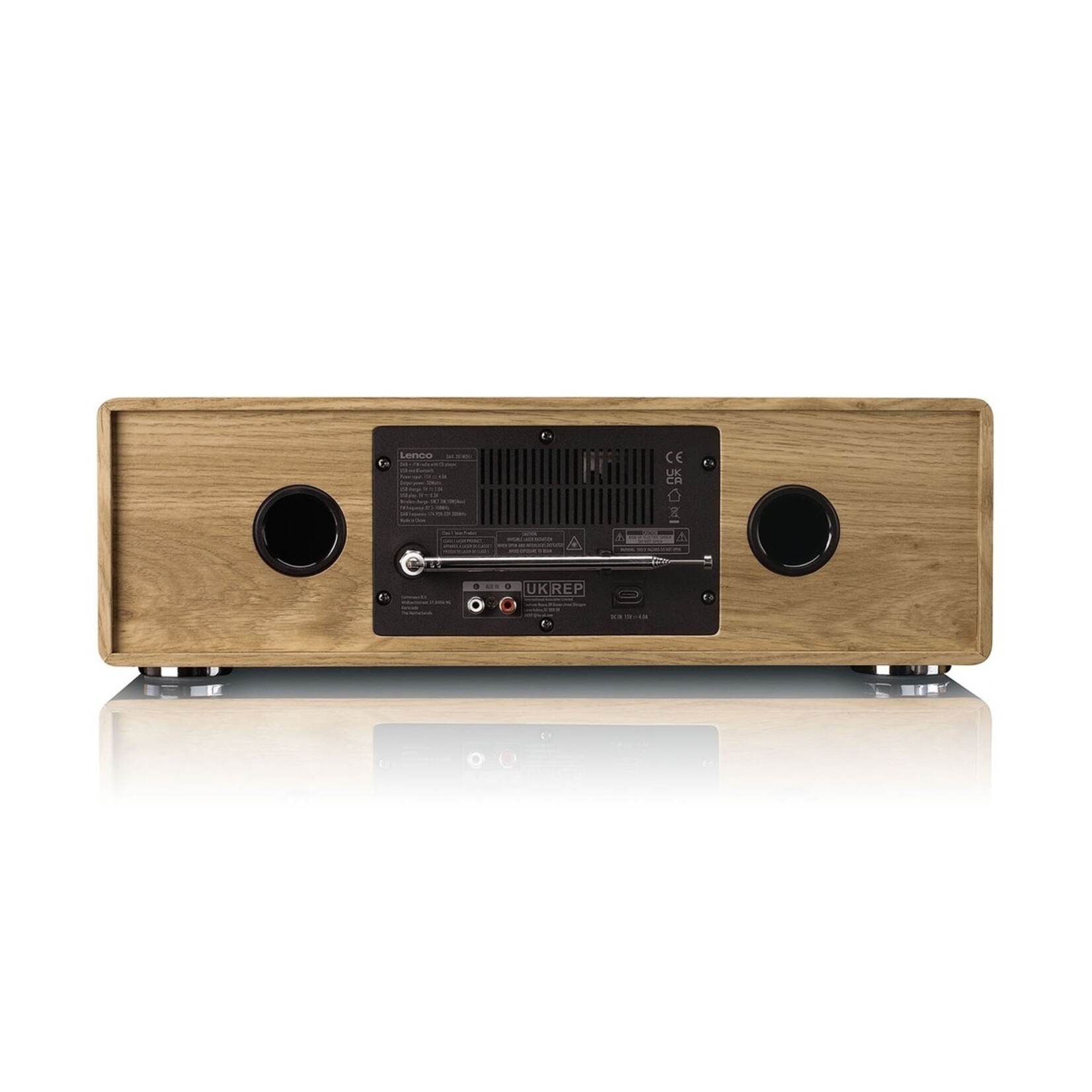 Lenco Lenco DAR-281WDSI Audiosysteem met DAB+ en FM Radio – CD en MP3 Speler en meer
