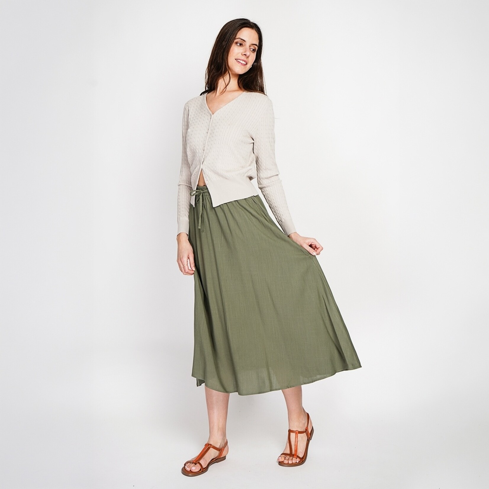 Le Jardin du Lin Le Jardin Du Lin Linnen Dames Vest met V-hals