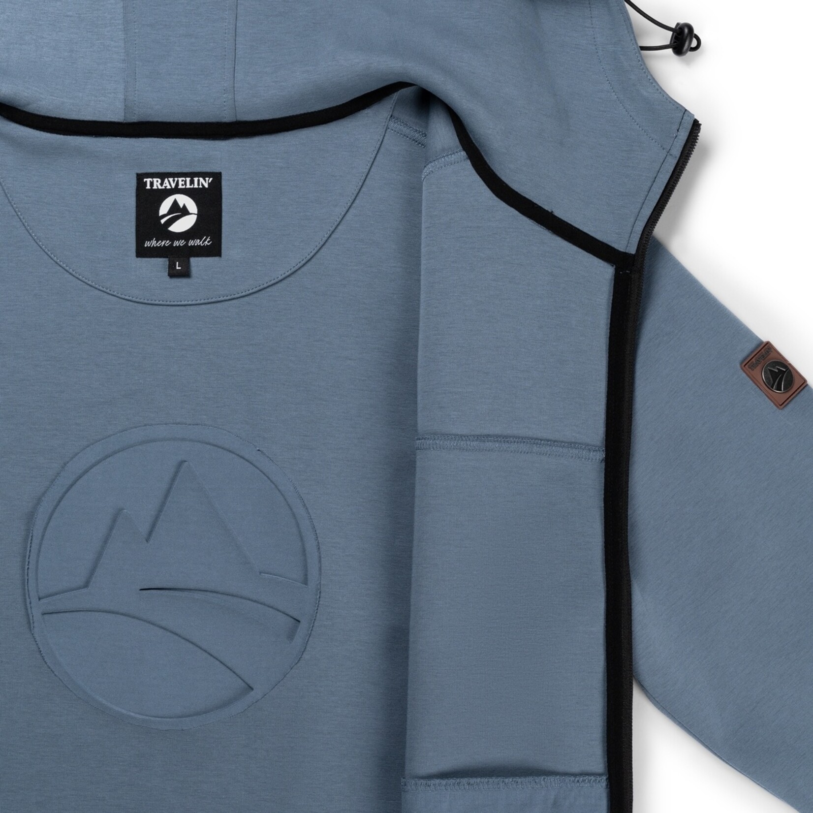 Travelin' Travelin’ Stig Vest voor Heren – Zachte Cardigan met Capuchon