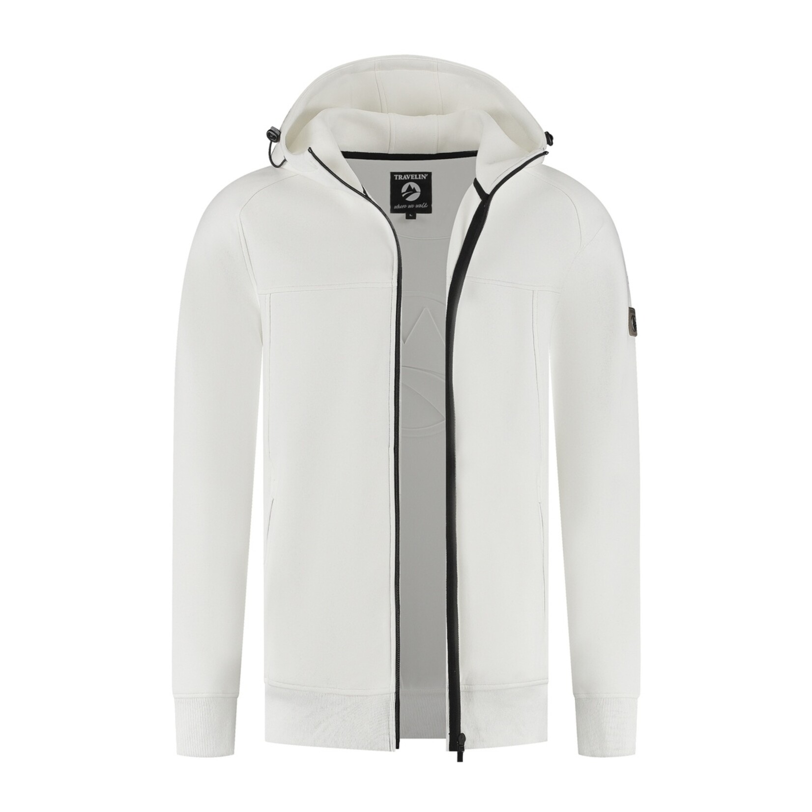 Travelin' Travelin’ Stig Vest voor Heren – Zachte Cardigan met Capuchon