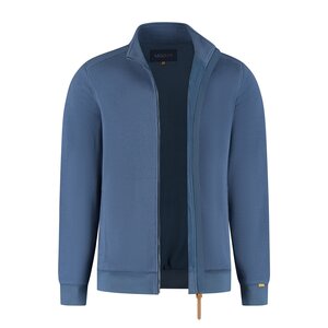 MGO Leisure Wear MGO Kevin Cardigan voor Heren - 2-Laags Vest met Fleece