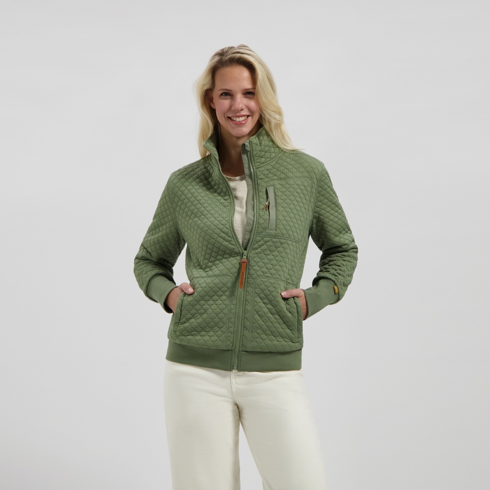 MGO Leisure Wear MGO Flo Cardigan voor Dames - Vest met Fleece Voering