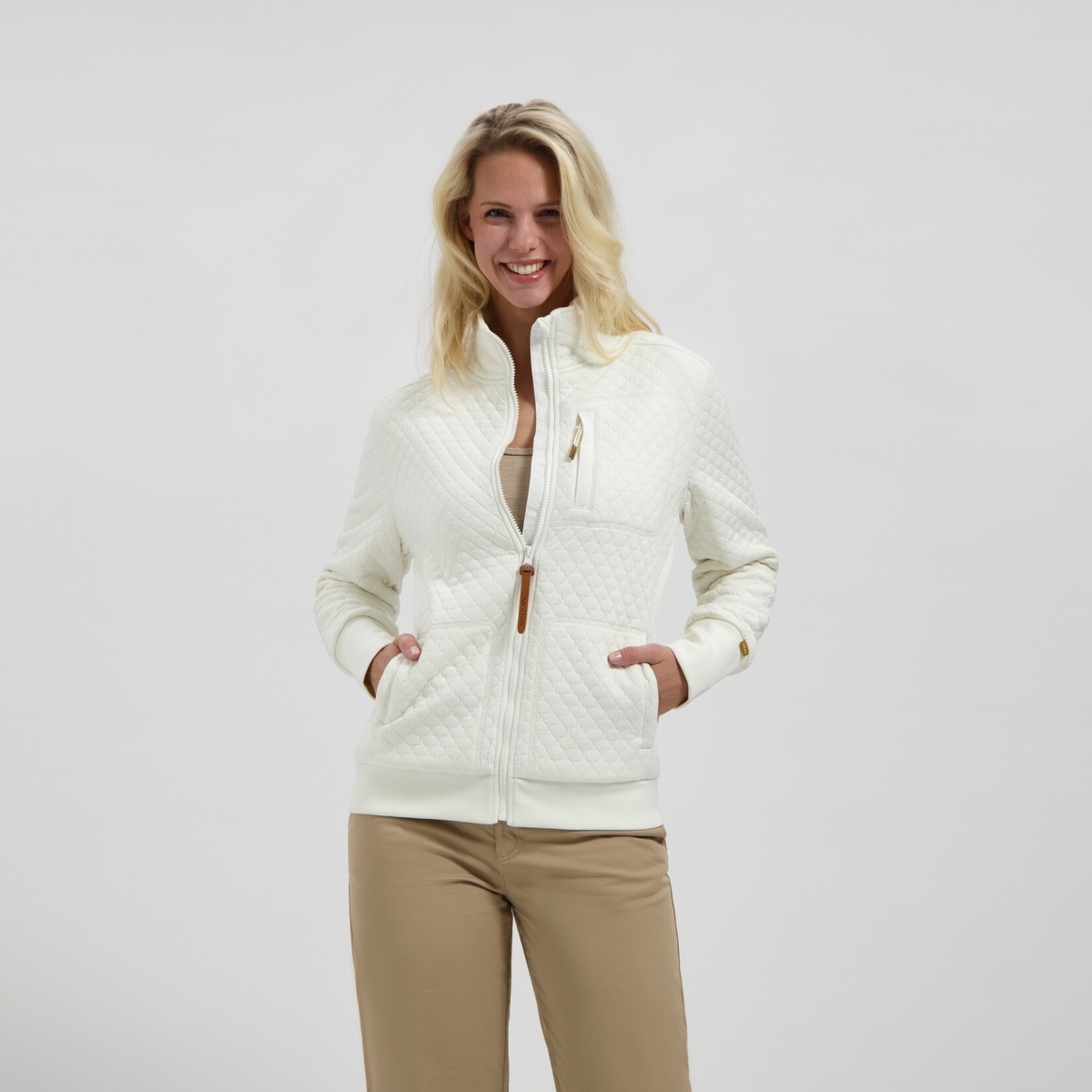 MGO Leisure Wear MGO Flo Cardigan voor Dames - Vest met Fleece Voering