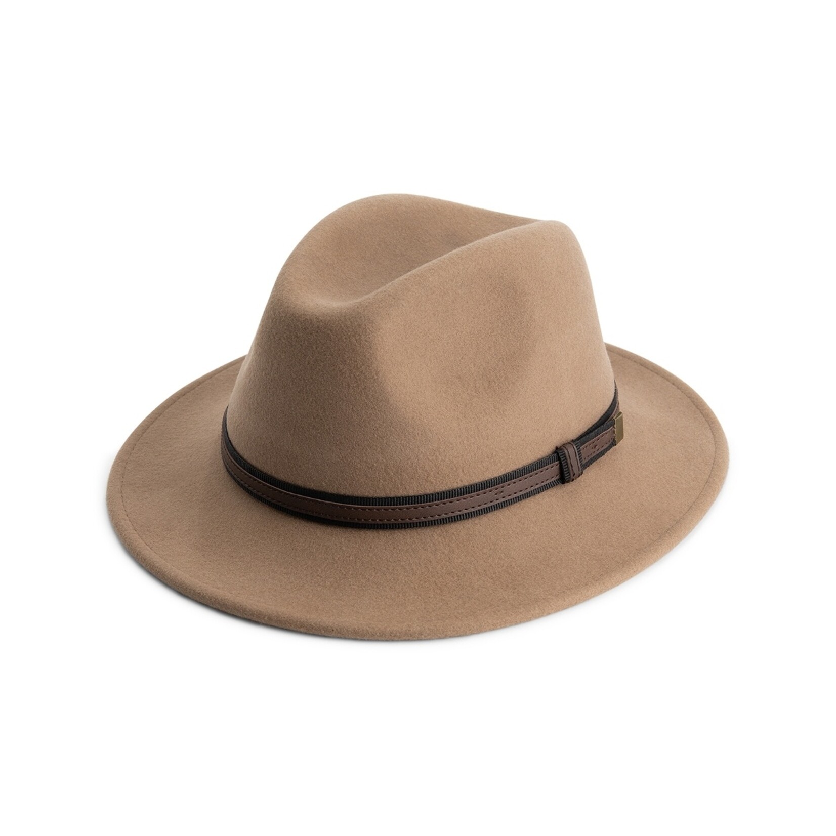 MGO Leisure Wear MGO Fleet Outdoor Hoed van Wol met Brede Rand - Waterafstotend