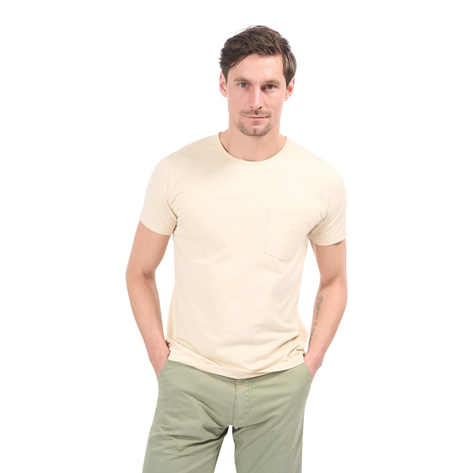 Mario Russo Mario Russo T-Shirts voor Heren - Met Borstzak