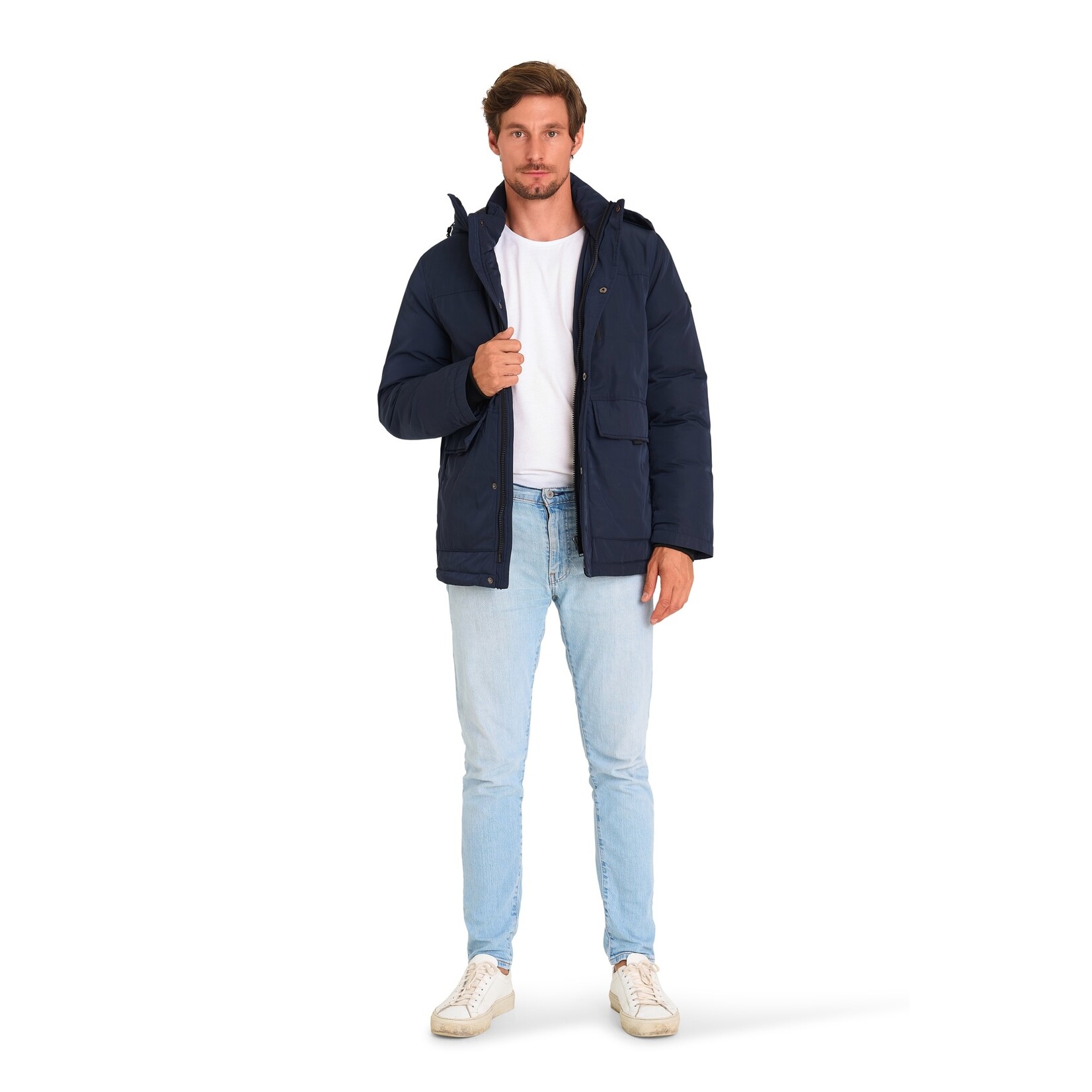 Mario Russo Mario Russo Parka Arctic Winterjas met Afneembare Capuchon