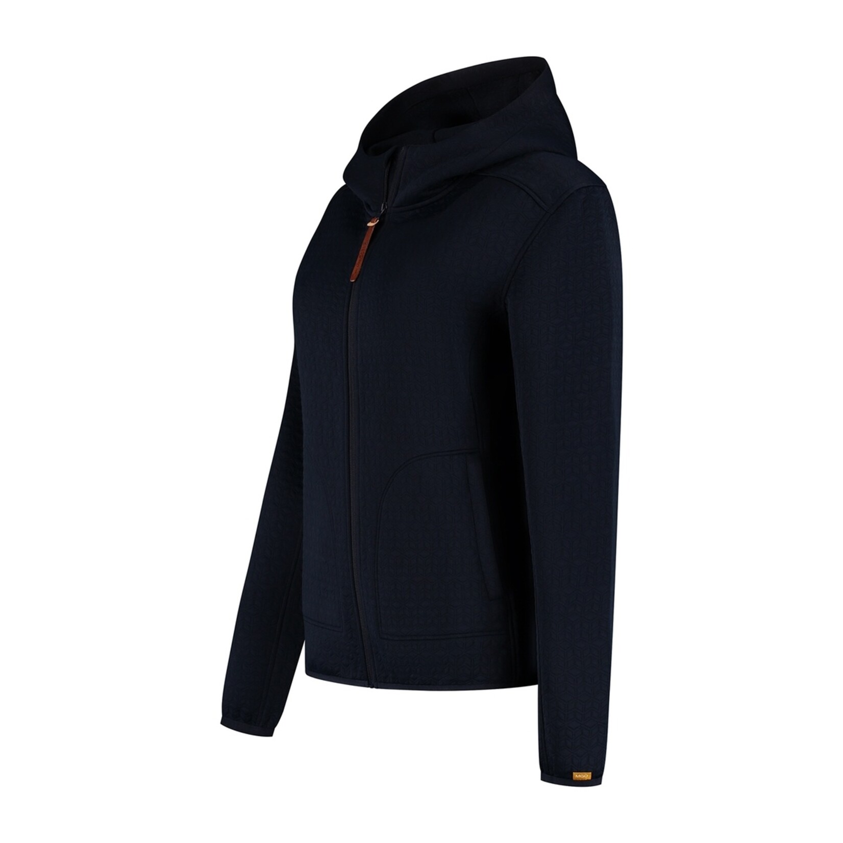 MGO Leisure Wear MGO Bella Cardigan Dames Vest met Capuchon en Fleece