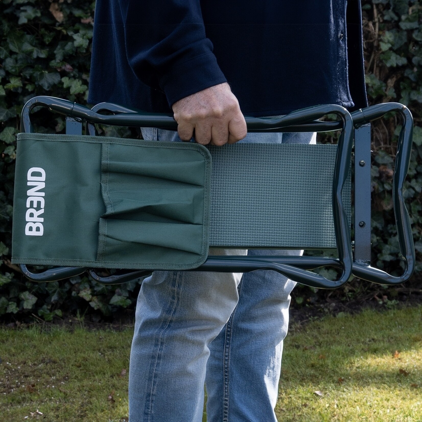 BREND BREND BR-2252 Tuinkruk met Kniesteun en Gereedschapstassen
