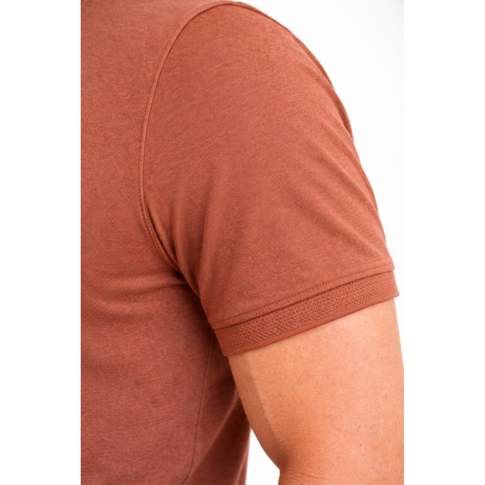 Mario Russo Mario Russo Vittorio Button-Up Polo Shirt - Waffle Patroon