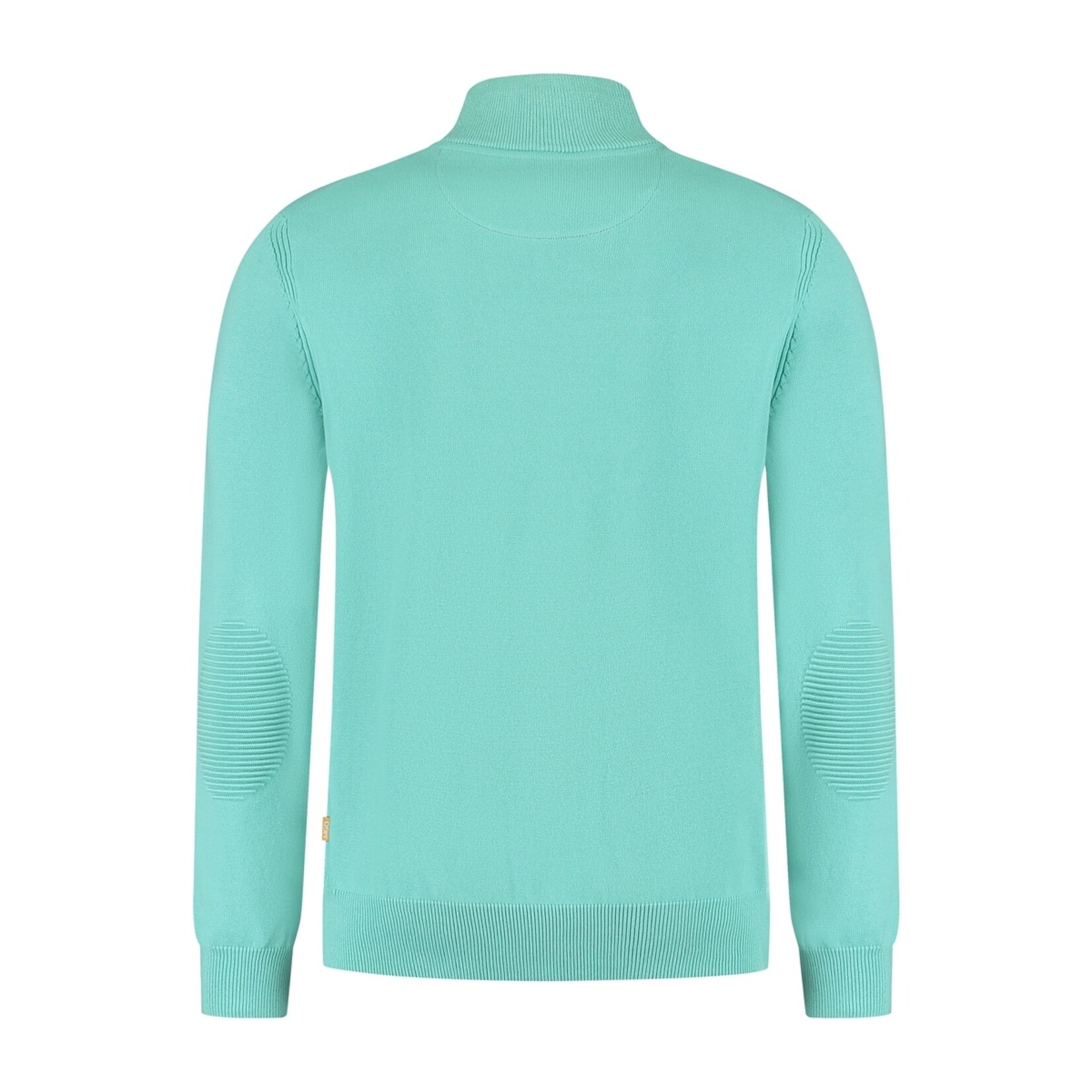 MGO Leisure Wear MGO Ethan Cardigan Vest voor Heren met Elleboogpatches