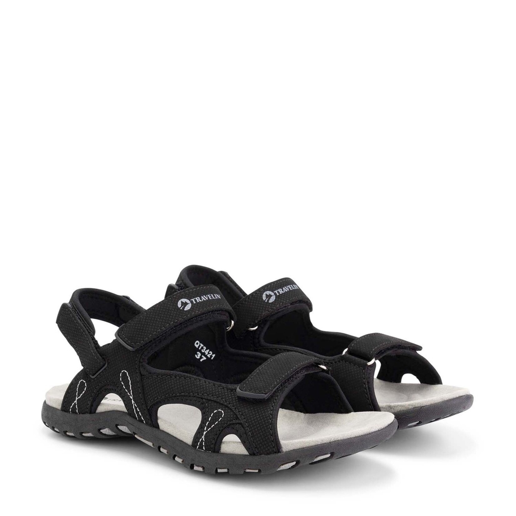 Travelin' Travelin’ Strijn Dames Wandelsandalen met Klittenband